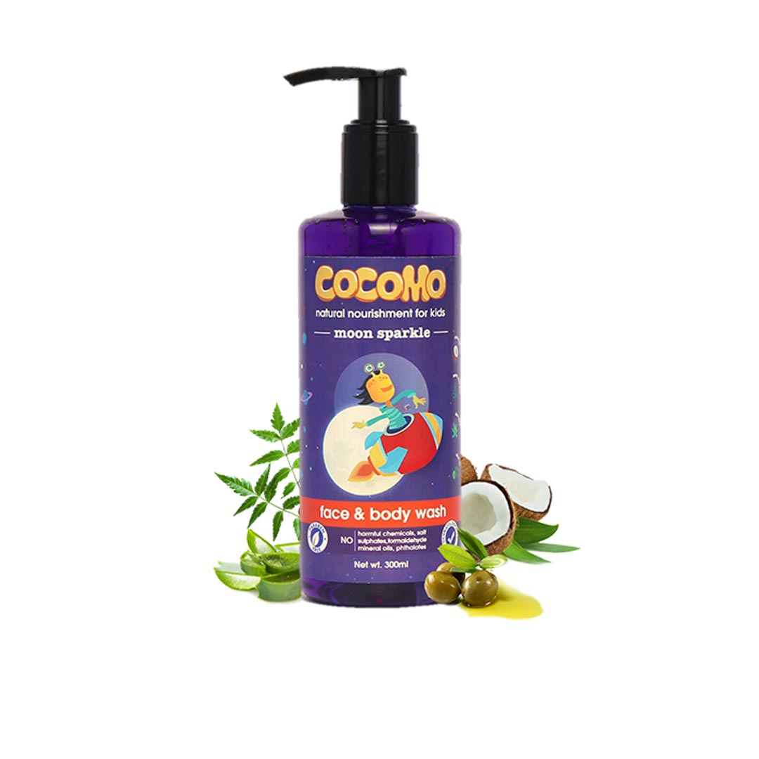 Vanity Wagon l Cocomo Moon Sparkle, Face and Body Wash for Kids