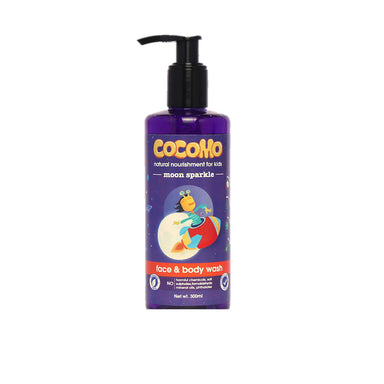 Vanity Wagon l Cocomo Moon Sparkle, Face and Body Wash for Kids