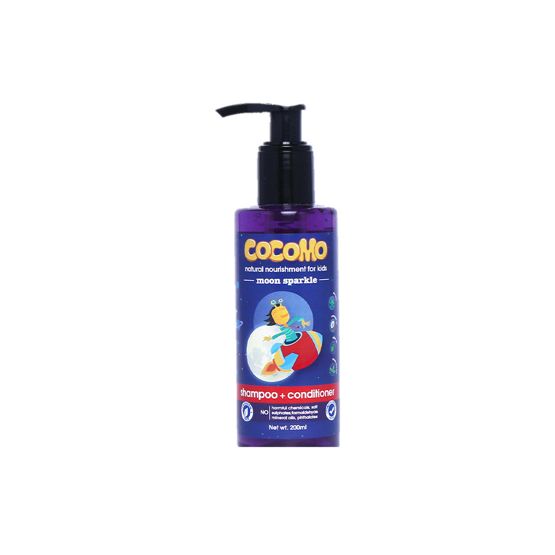 Cocomo Moon Sparkle, Shampoo and Conditioner for Kids