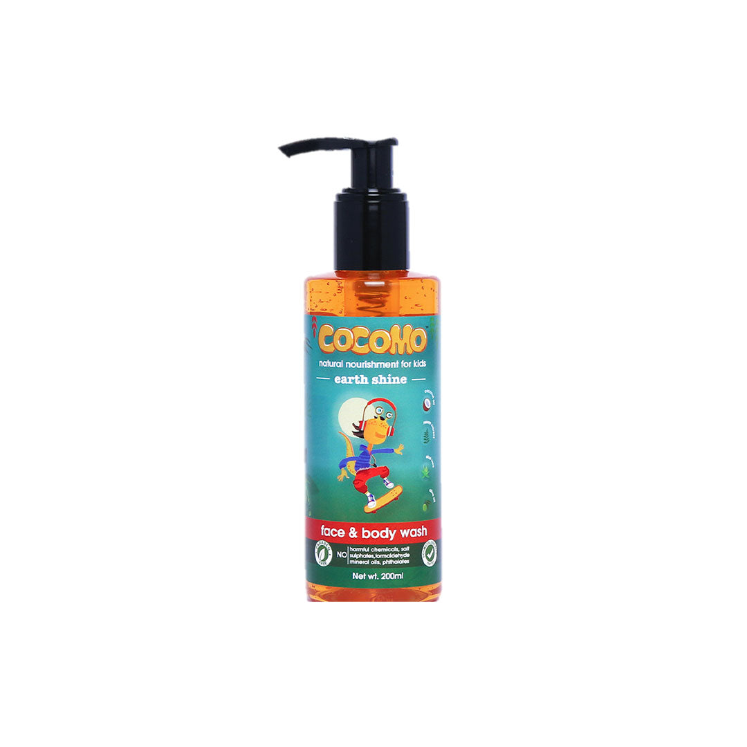 Cocomo Earth Shine Face and Body Wash for Kids