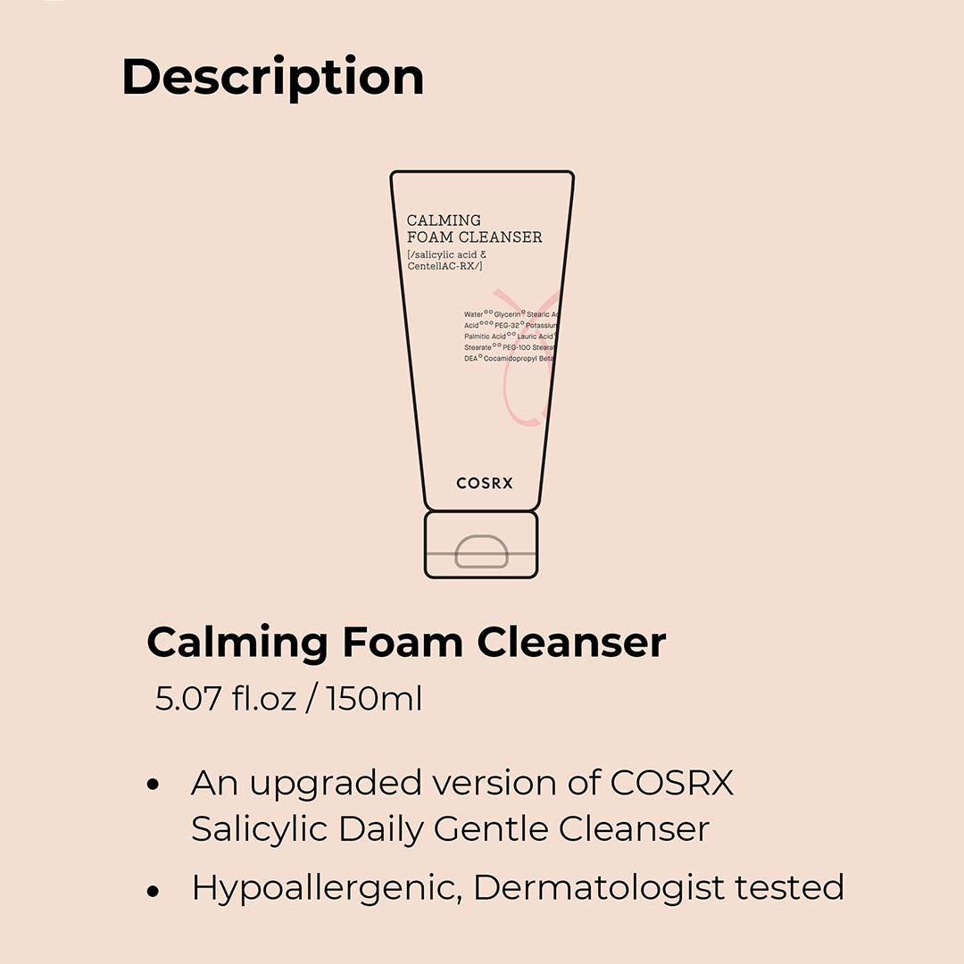 Vanity Wagon | Buy COSRX Calming Foam Cleanser with Salicylic Acid