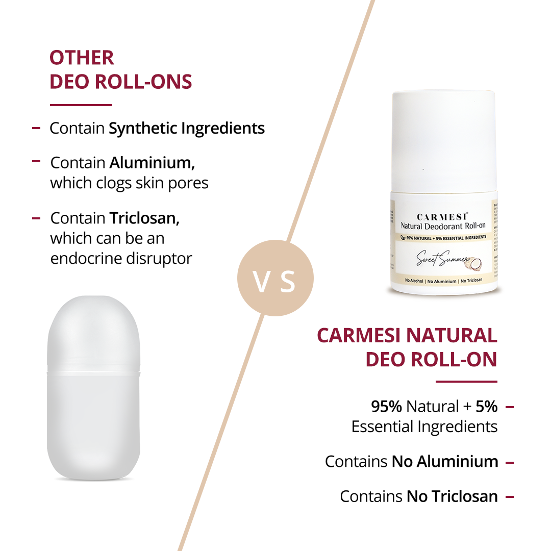 Vanity Wagon | Buy Carmesi Natural Deodorant Roll-On