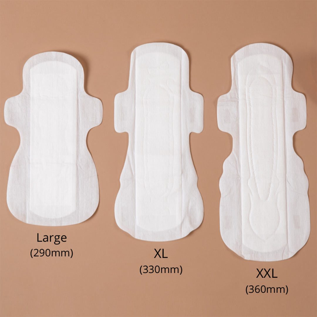 Carmesi Sensitive, Sanitary Pads for Rash-Free Periods (10 XL)