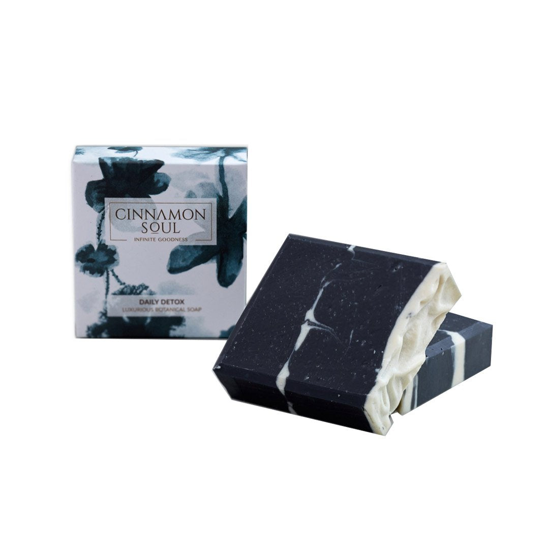 Cinnamon Soul Daily Detox Soap with Activated Bamboo Charcoal