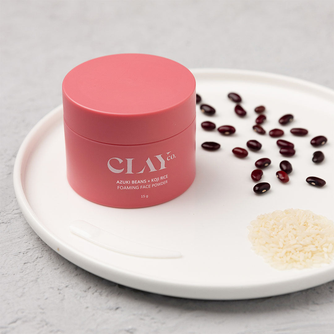 Vanity Wagon | Buy ClayCo Azuki beans + Koji Rice Foaming Face Powder