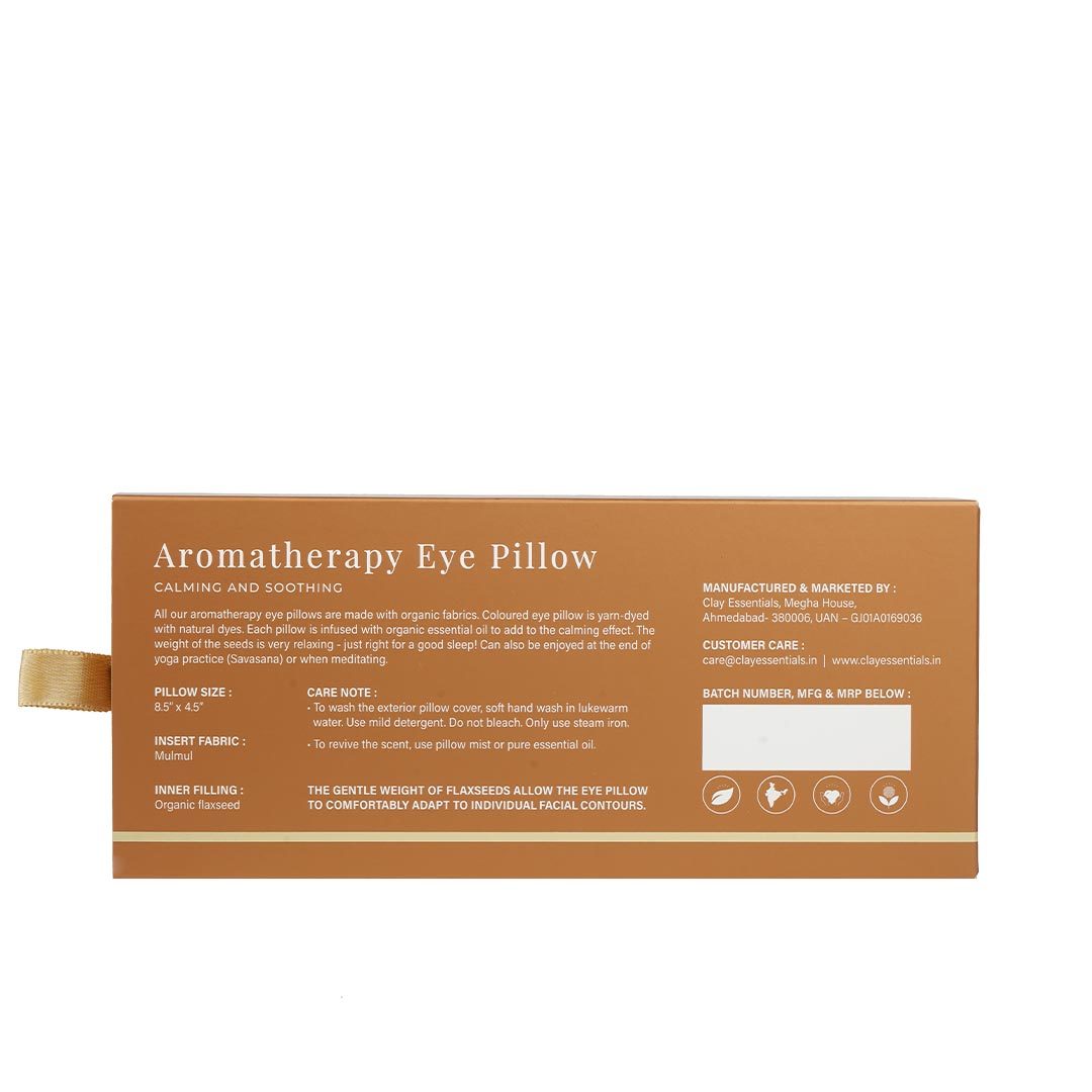 Vanity Wagon | Buy Clay Essentials Aromatherapy Eye pillow Brown