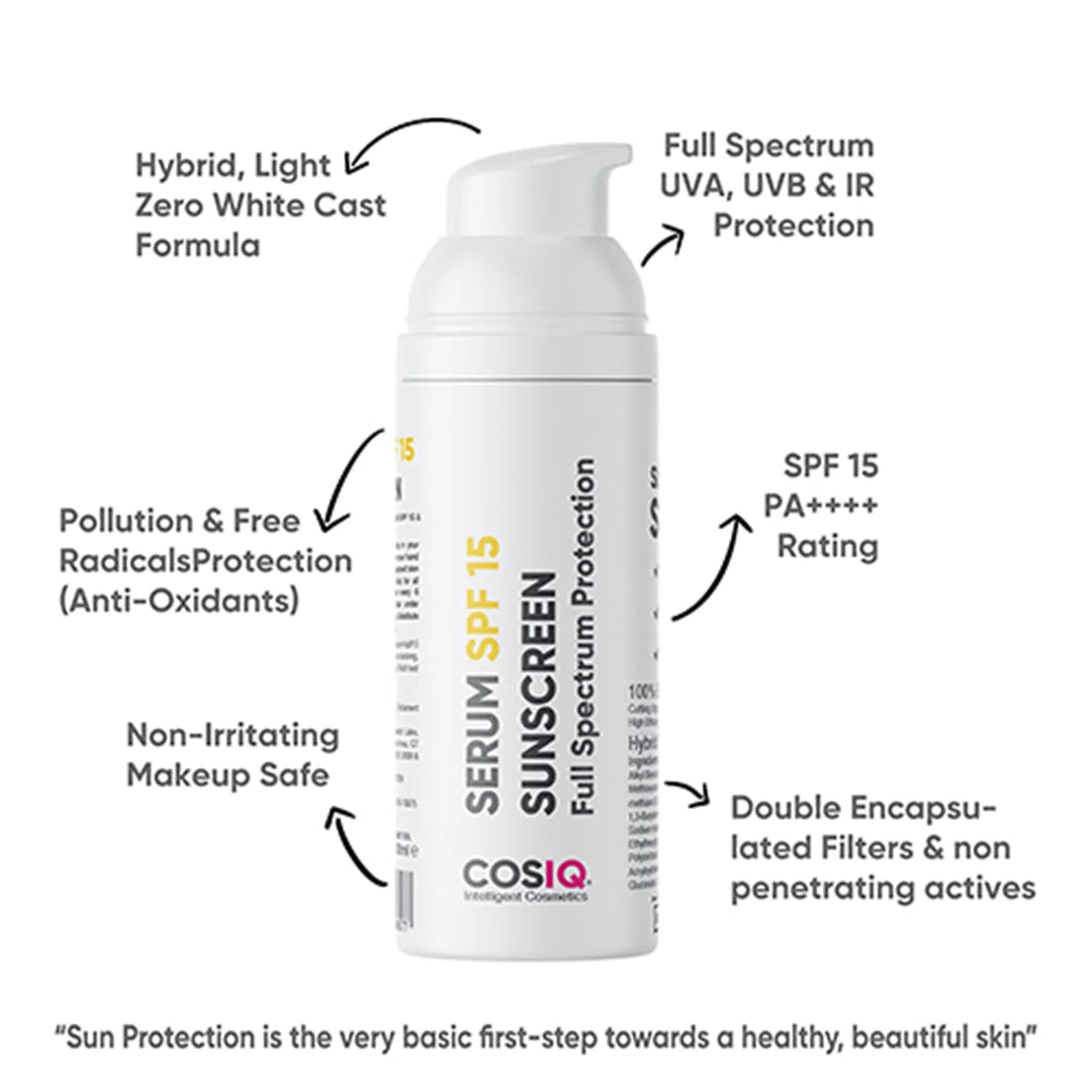 CosIQ SPF 15 Serum Sunscreen