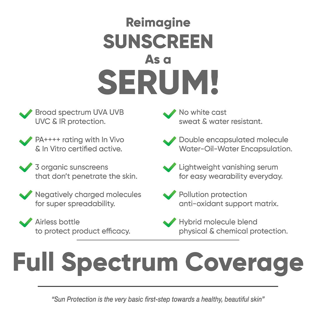 CosIQ SPF 50 Serum Sunscreen