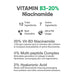 Buy CosIQ Vit B3-20% Niacinamide Face Serum | Vanity Wagon