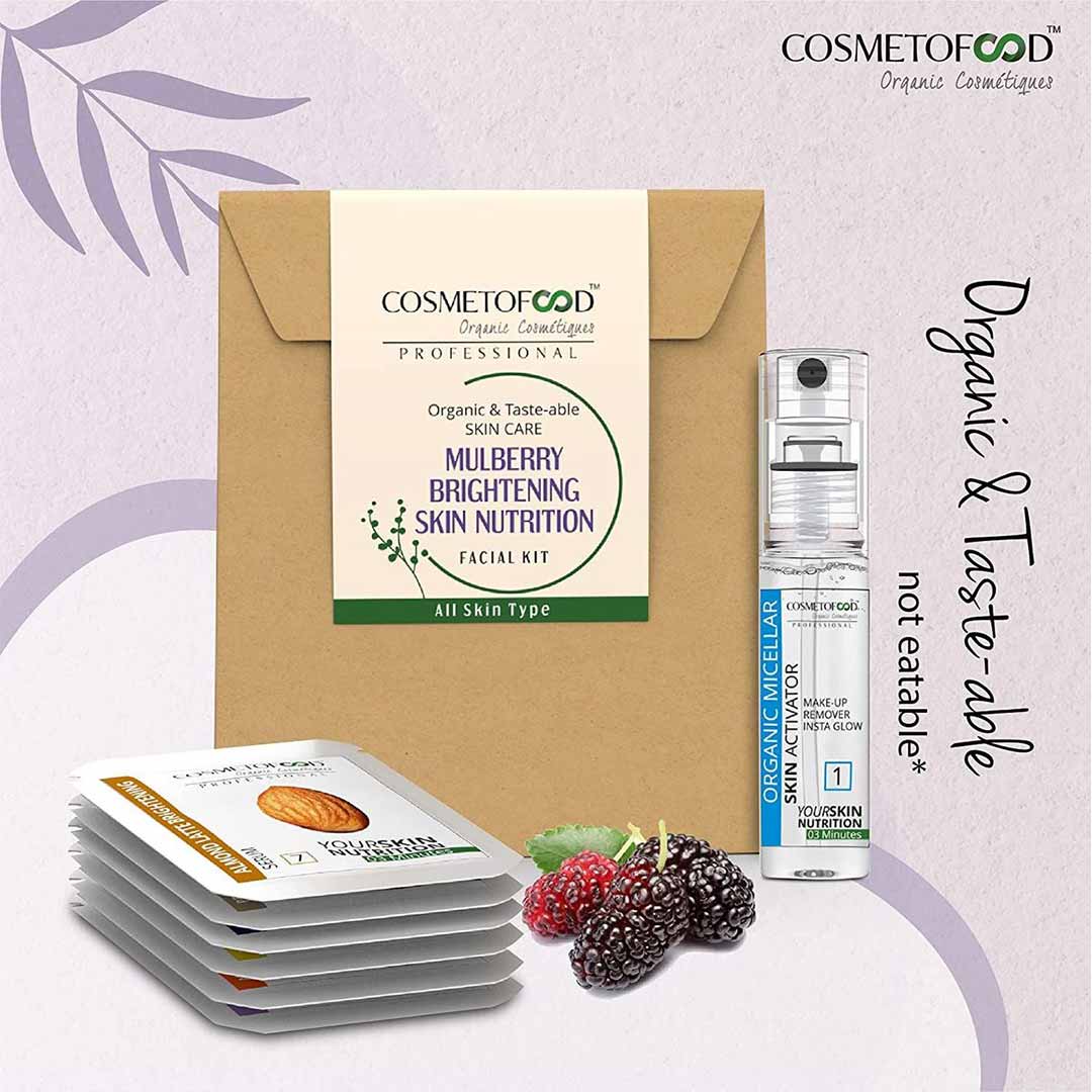 Vanity Wagon | Buy Cosmetofood Professional Mulberry Brightening Skin Nutrition Facial Kit