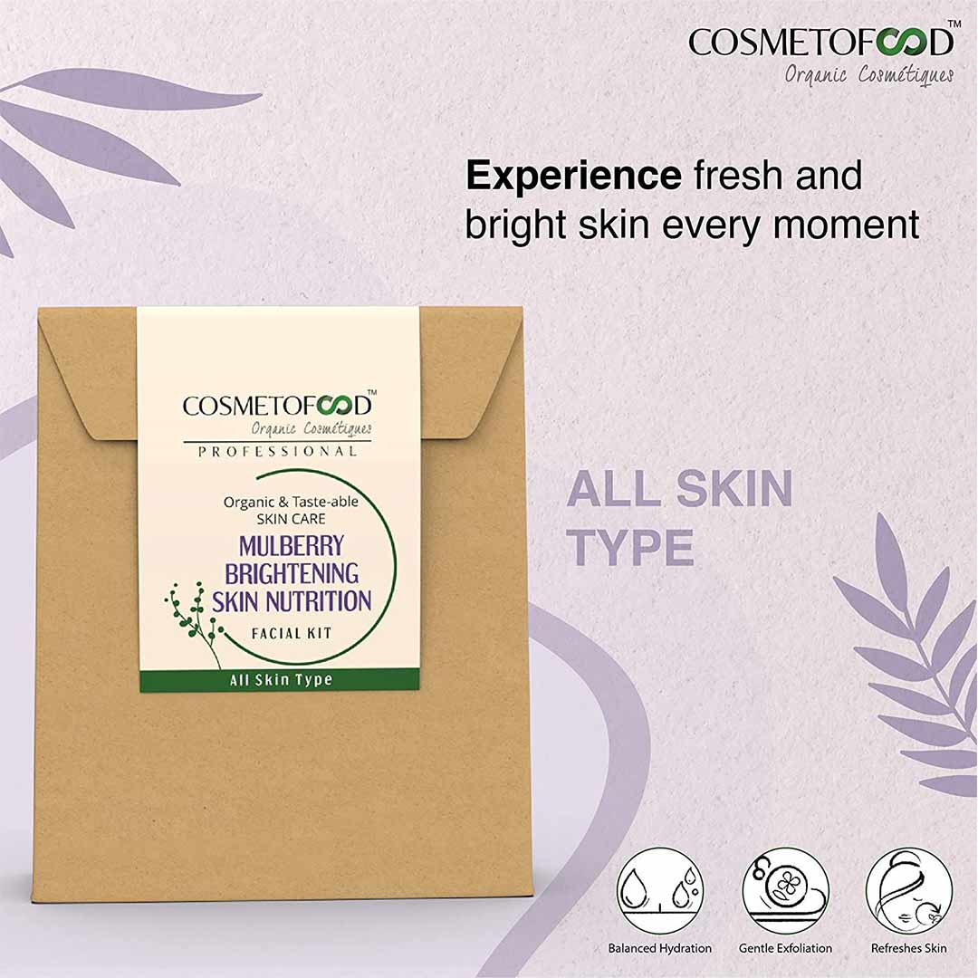 Vanity Wagon | Buy Cosmetofood Professional Mulberry Brightening Skin Nutrition Facial Kit