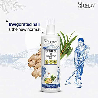 Vanity Wagon | Buy Cosmetofood Skinergy Anti-Dandruff Hair Oil with Australian Tea Tree & Ginger