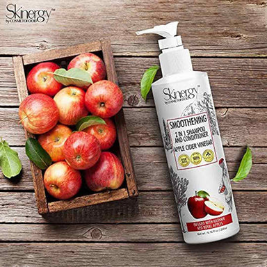 Vanity Wagon | Buy Cosmetofood Skinergy Smoothening 2 in 1 Shampoo & Conditioner with Apple Cider Vinegar