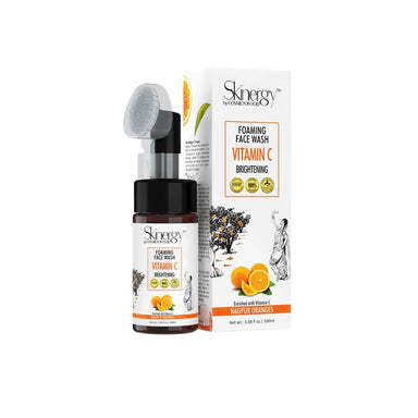Vanity Wagon | Buy Cosmetofood Skinergy Vitamin C Foaming Face Wash with Nagpur Oranges & Vitamin E