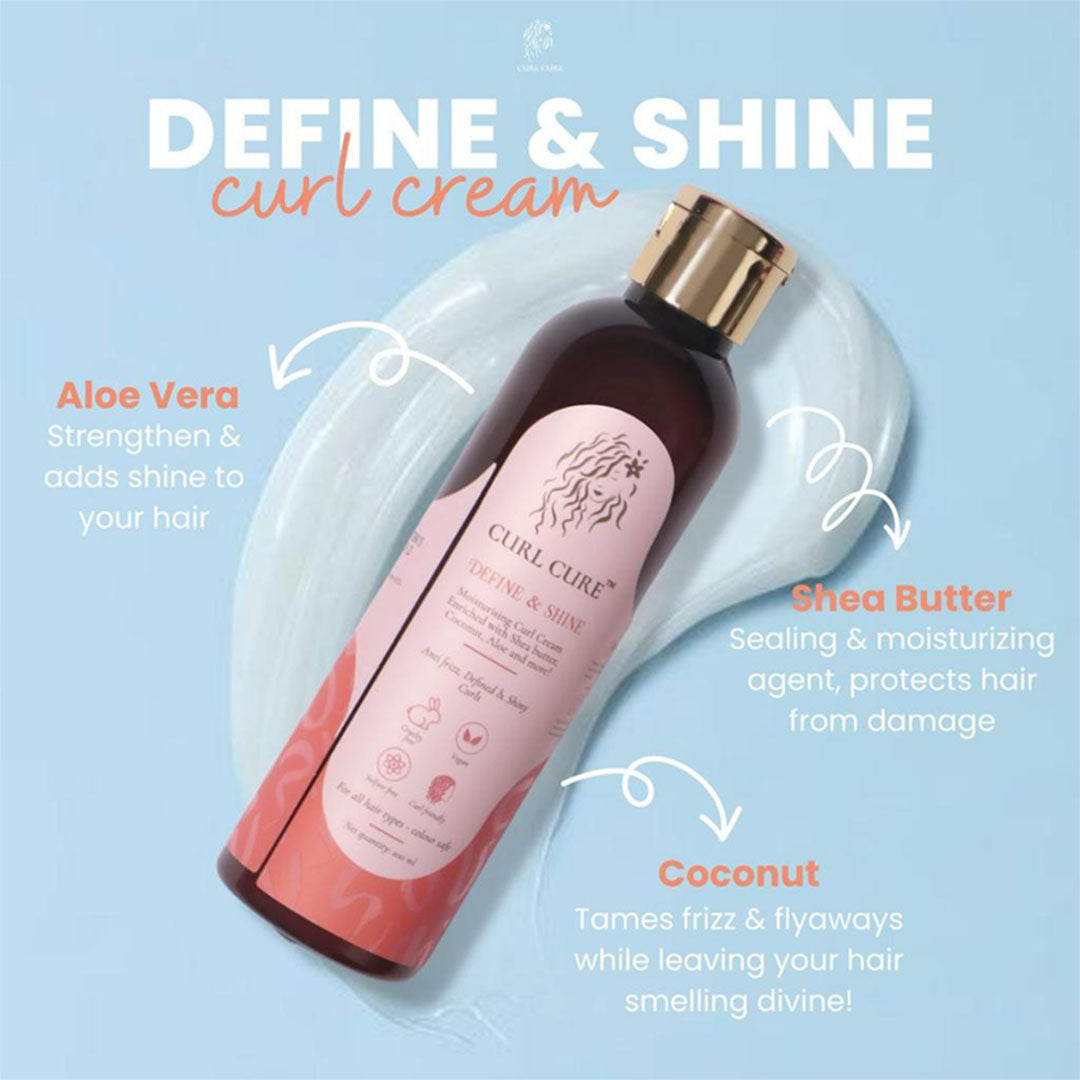 Vanity Wagon | Buy Curl Cure Define And Shine Vanity Wagon | Buy Curl Cream with Shea Butter And Aloe Vera 