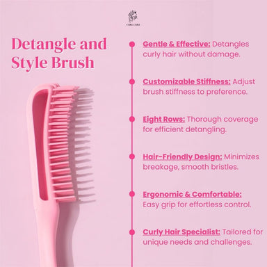 Vanity Wagon | Buy Curl Cure Detangle And Style Brush