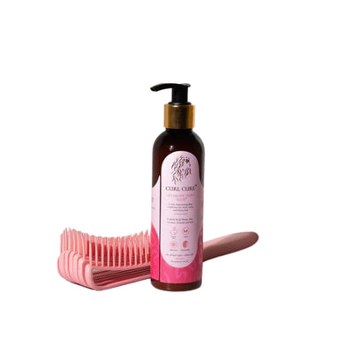 Vanity Wagon | Buy Curl Cure Hydrate Don't Hate Intensive Hydration Conditioner with Detangle And Style Brush Combo