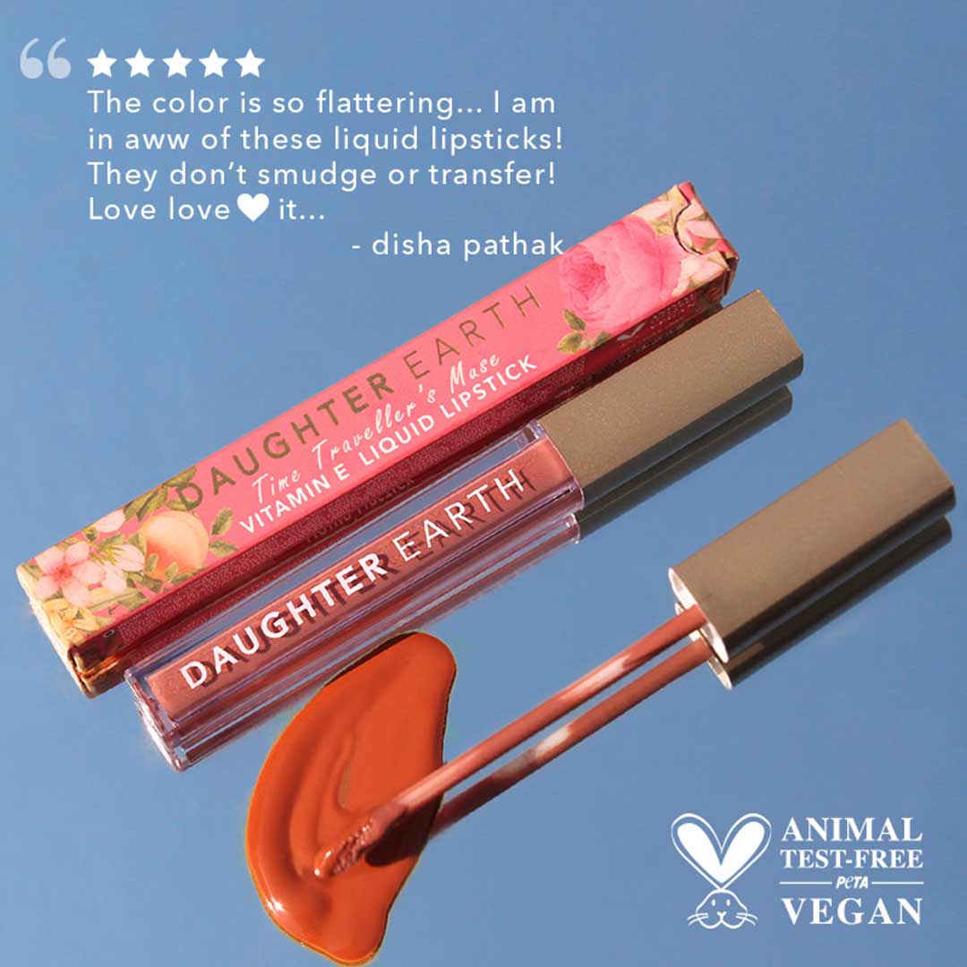 Vanity Wagon | Buy Daughter Earth Vitamin E Liquid Lipstick, Time Traveller's Muse
