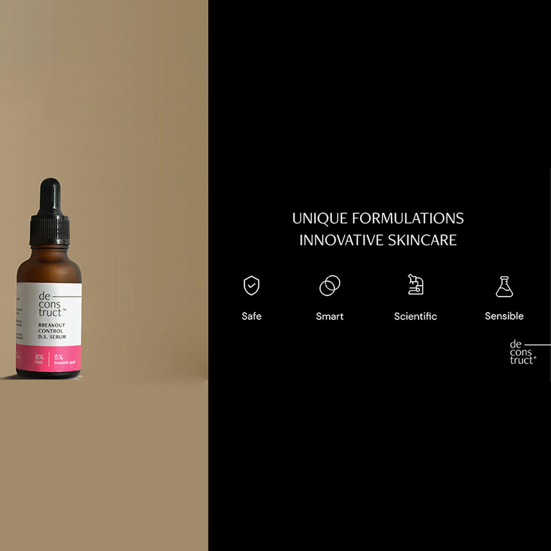 Buy Deconstruct Breakout Control D.S. Serum with 8% PAD & 5% Succinic Acid | Vanity Wagon