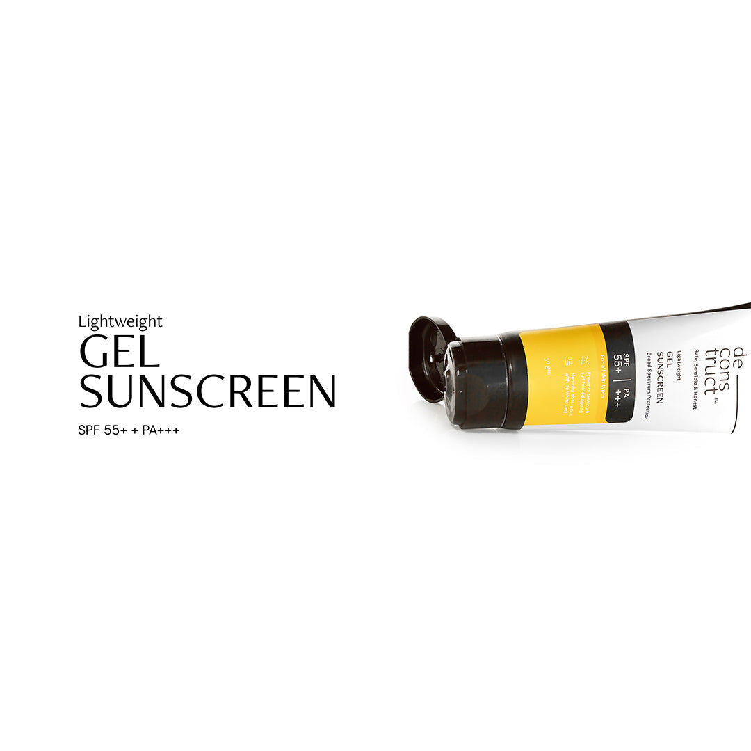 Buy Deconstruct Lightweight Gel Sunscreen SPF 55+ PA+++ | Vanity Wagon