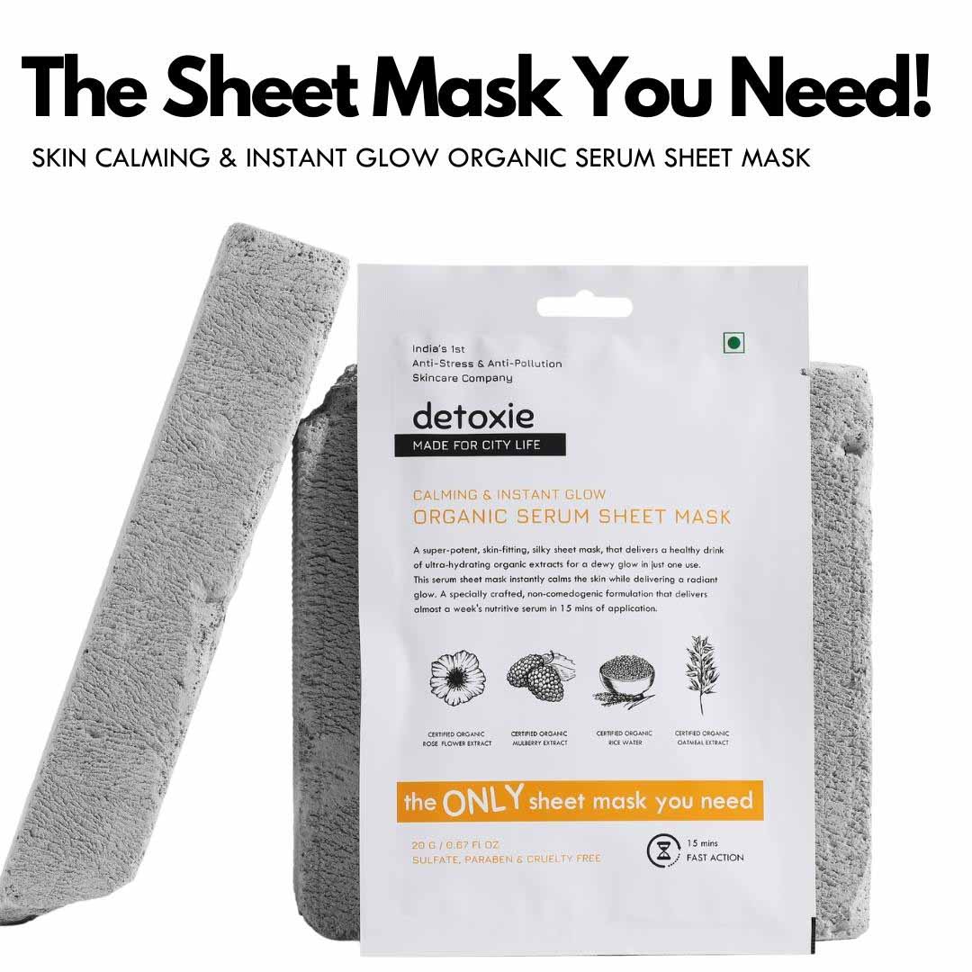 Vanity Wagon | Buy Detoxie Organic Serum Sheet Mask