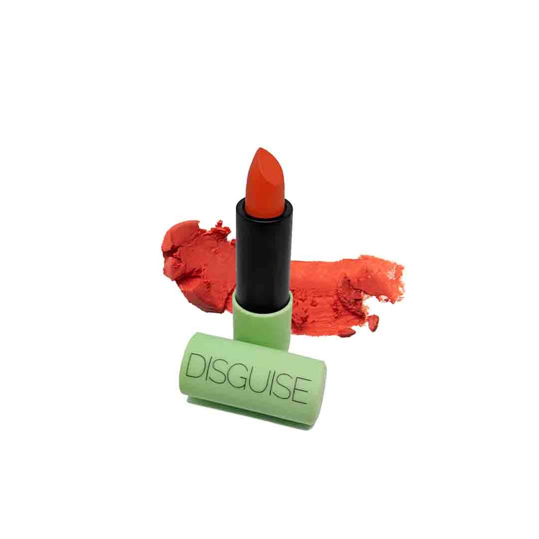 Disguise Cosmetics Ultra Comfortable Satin Matte Lipstick, Orange Editor 08