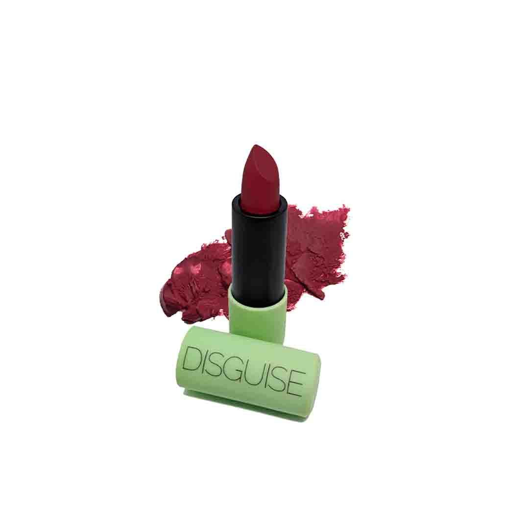 Disguise Cosmetics Ultra Comfortable Satin Matte Lipstick, Plum Striker 07