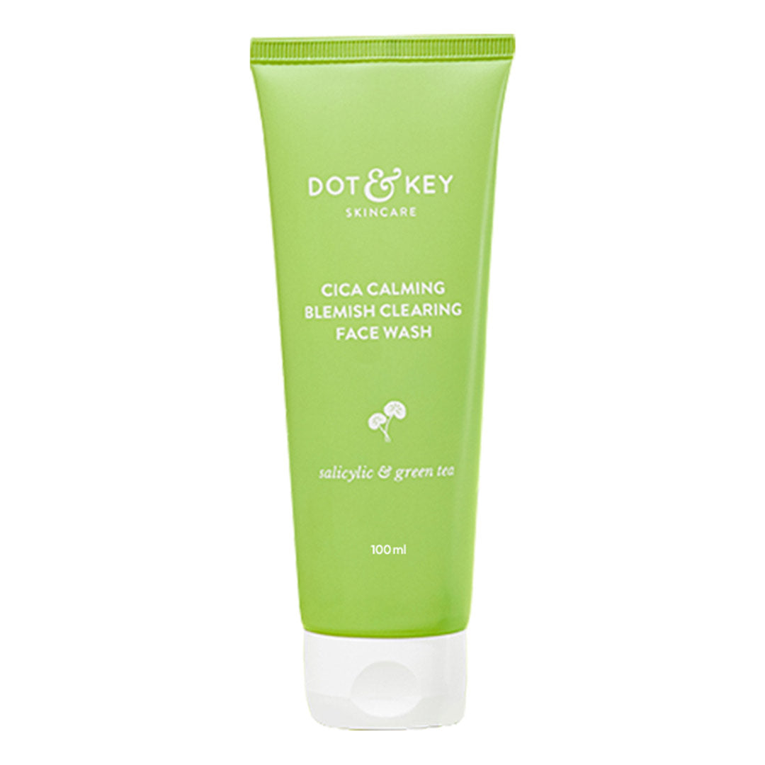 Vanity Wagon | Buy Dot & Key Cica Calming Blemish Clearing Face Wash with Salicylic & Green Tea