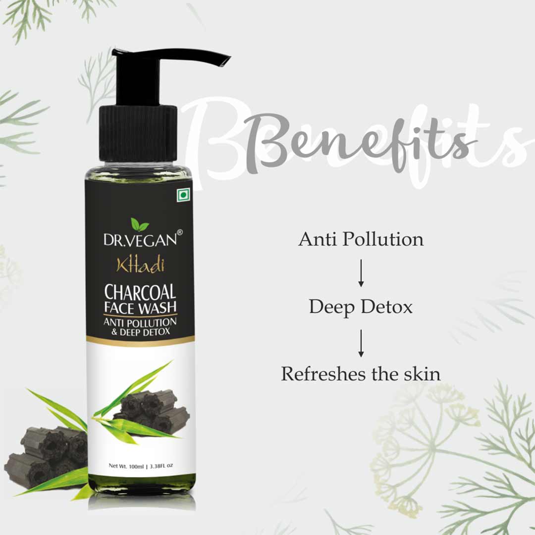 Vanity Wagon | Buy Charcoal Face Wash for Anti Pollution