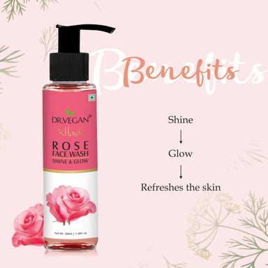 Vanity Wagon | Buy Rose Face Wash for Shine & Glow