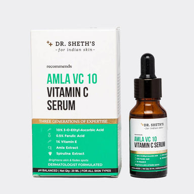 Vanity Wagon | Buy Dr. Sheth’s Amla VC10 Vitamin C Serum with Ferulic Acid & Vitamin E