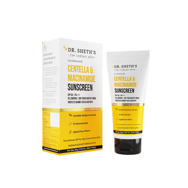 Vanity Wagon | Buy Dr. Sheth’s Centella & Niacinamide Oil & Acne Control Sunscreen SPF 50 PA+++