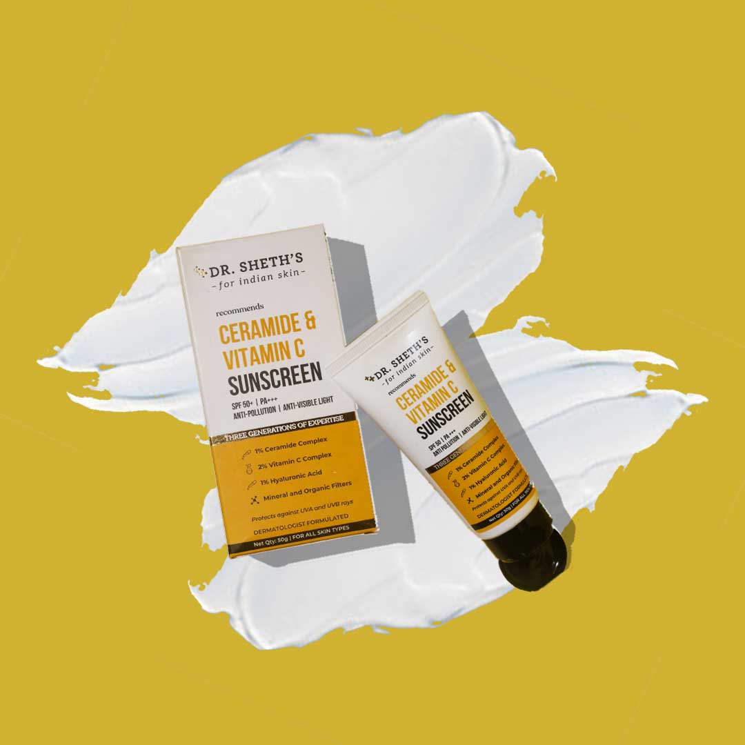 Dr. Sheth’s Ceramide & Vitamin C Sunscreen SPF 50+