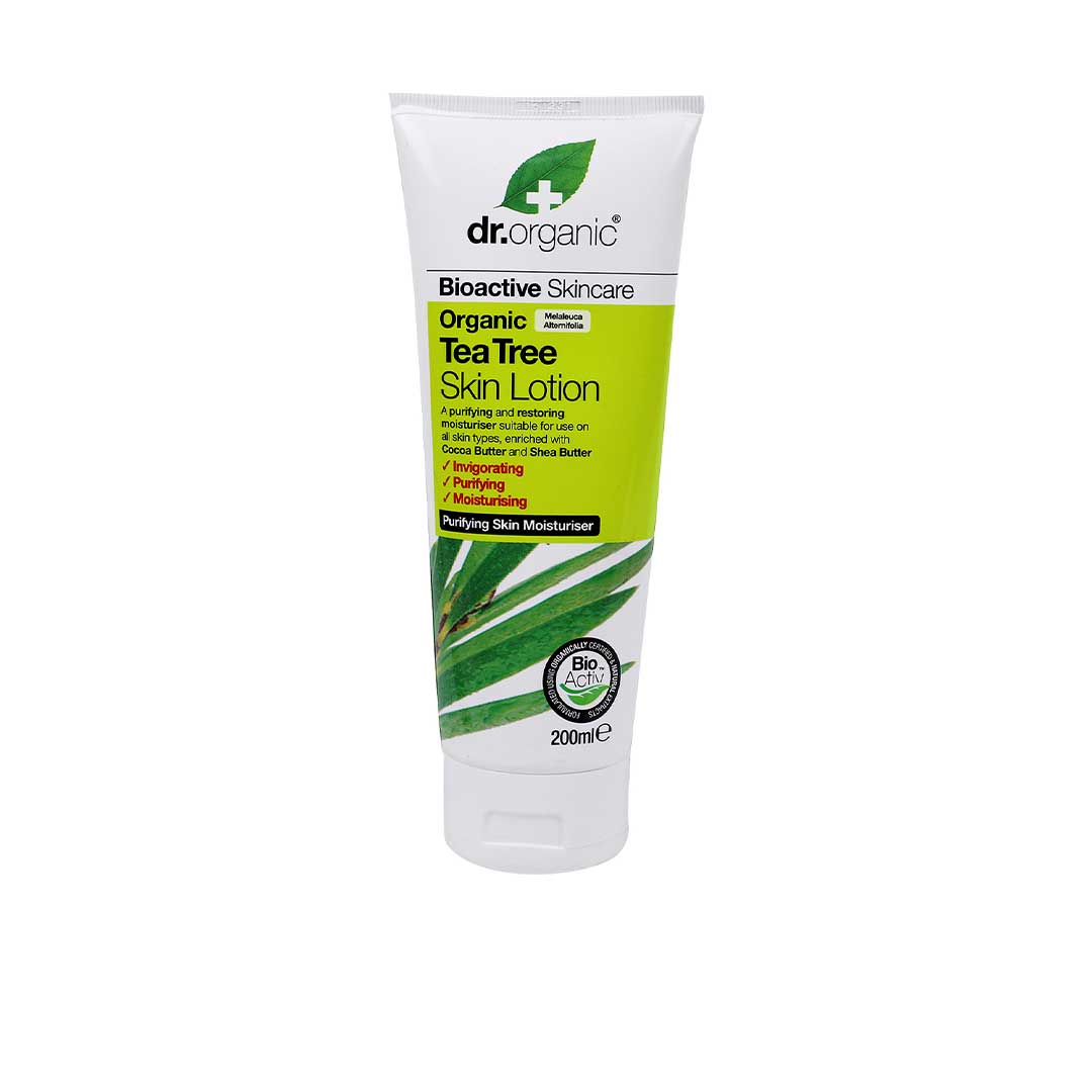 Vanity Wagon | Buy Dr Organic Tea Tree Skin Lotion with Cocoa Butter & Shea Butter