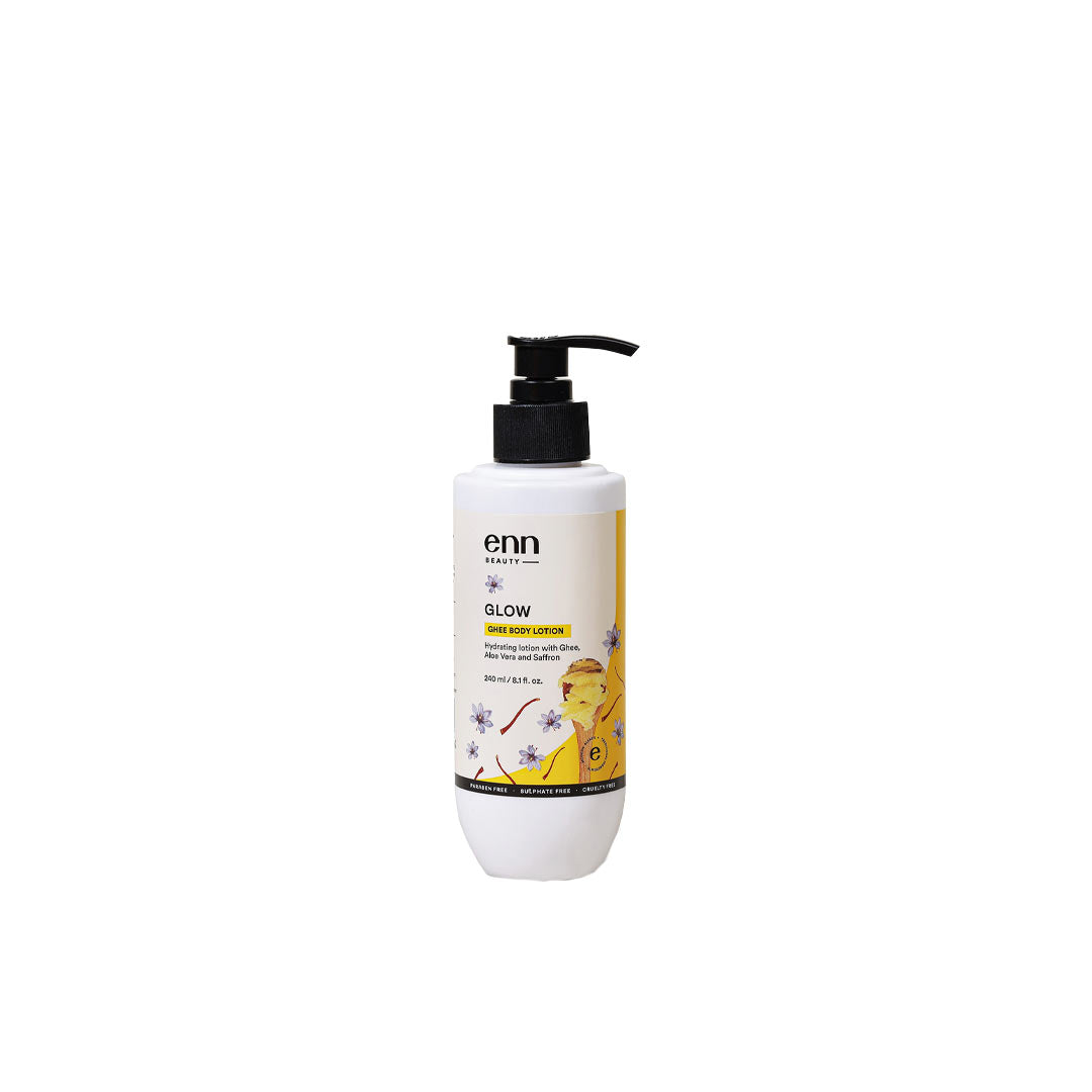 Vanity Wagon | Buy ENN Glow Ghee Hydrating Body Lotion with Aloe Vera & Saffron