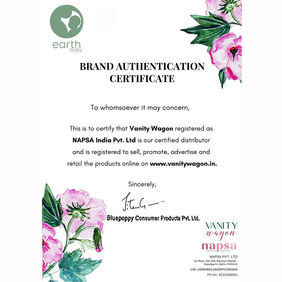 Vanity Wagon | Buy earthBaby Certified Natural Skin Care Essential TRY ME Sample Kit for New Moms
