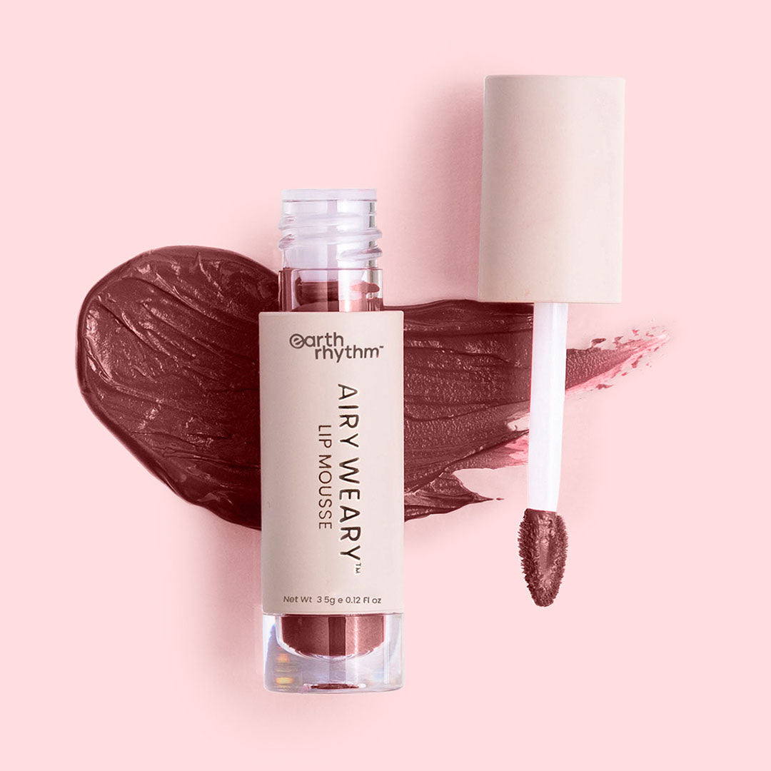Earth Rhythm Airy Weary Lip Mousse, Travly