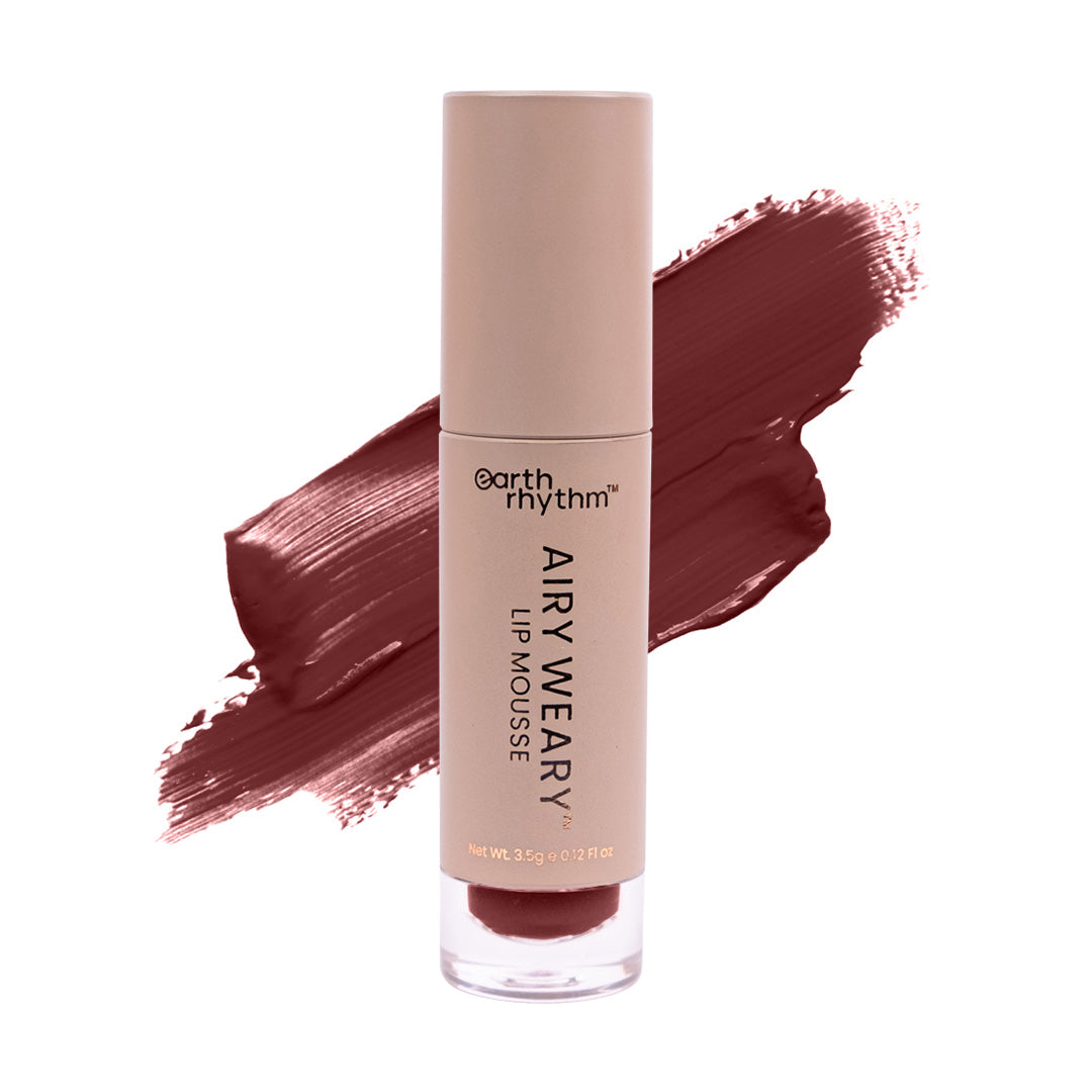 Earth Rhythm Airy Weary Lip Mousse, Travly