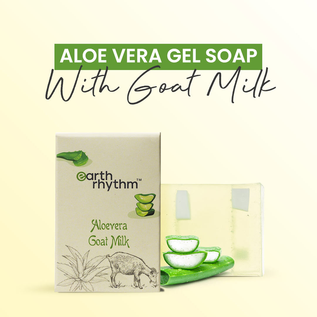 Vanity Wagon | Buy Earth Rhythm Aloe Vera Gel Soap with Goat Milk