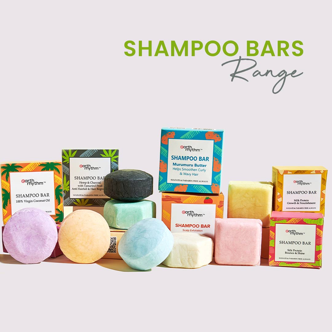 Vanity Wagon | Buy Earth Rhythm Bamboo Charcoal & Apple Cider Vinegar Shampoo Bar with Tin Box