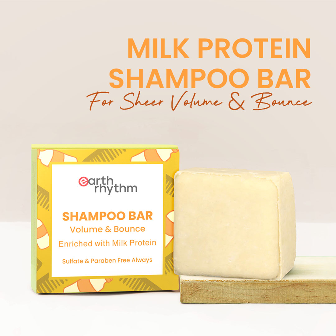 Vanity Wagon | Buy Earth Rhythm Milk Protein Shampoo Bar for Volume & Bounce