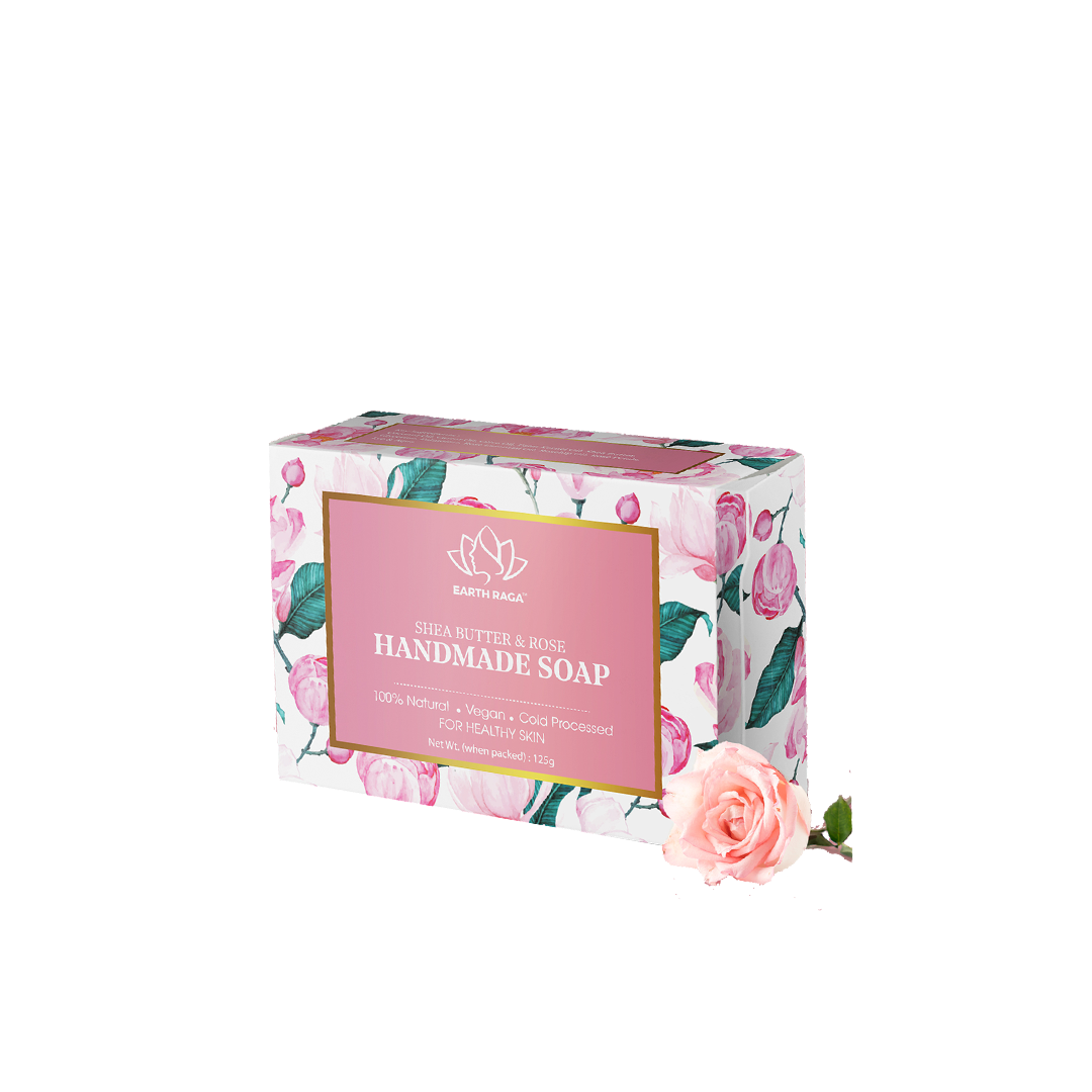 Vanity Wagon | Buy Earthraga Shea Butter & Rose Handmade Soap