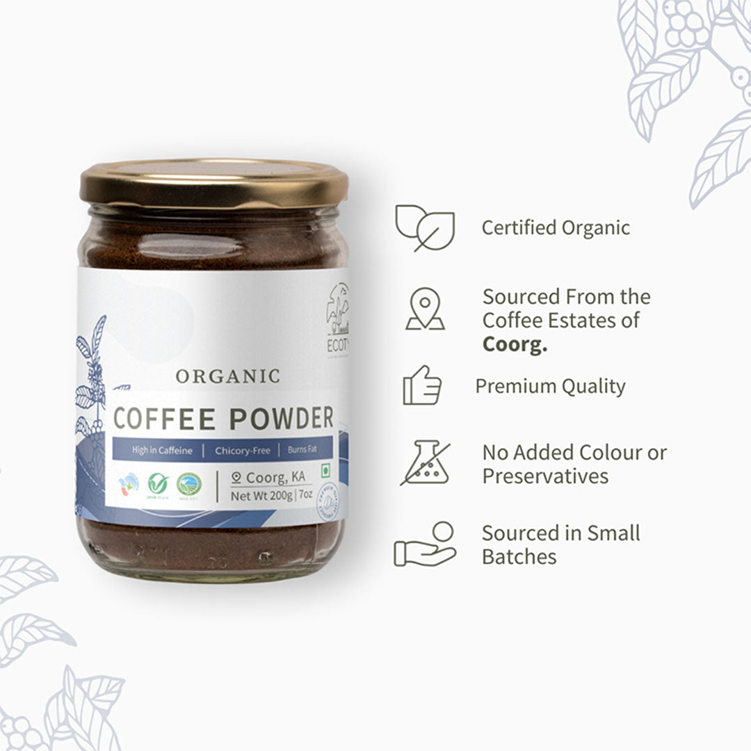 Vanity Wagon | Buy Ecotyl Black Coffee Powder (jar)