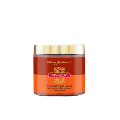 Vanity Wagon | Buy Inveda Essential Night Cream with Damascena Rose & Carrot Seed