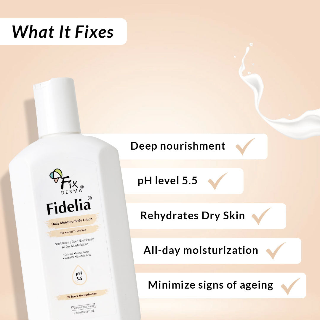 Vanity Wagon | Buy Fixderma Fidelia Daily Moisture Body Lotion for Normal to Dry Skin