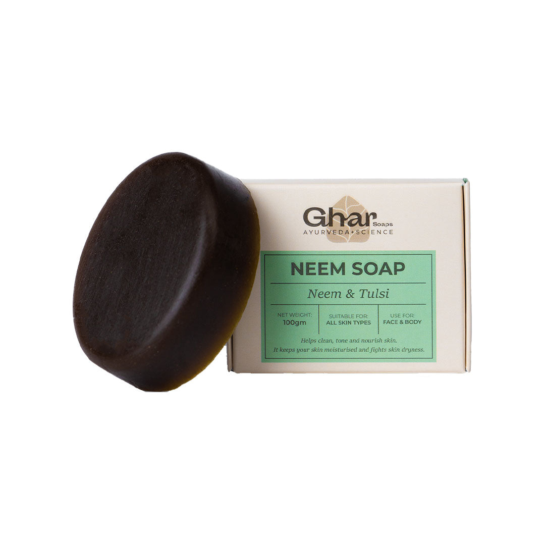 Vanity Wagon | Buy Ghar Soaps Neem Antibacterial Soap