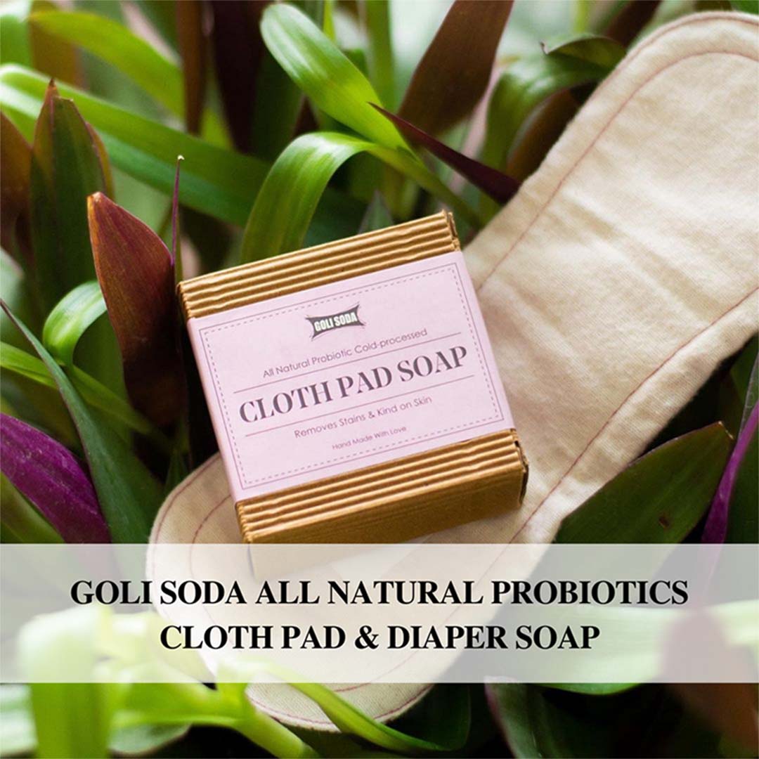 Vanity Wagon | Buy Goli Soda All Natural Probiotics Cloth Pad Diaper Soap