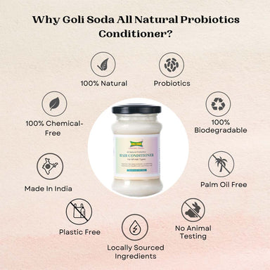 Vanity Wagon | Buy Goli Soda All Natural Probiotics Hair Conditioner For Healthy & Voluminous Hair