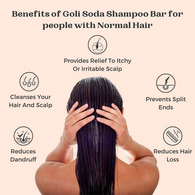 Vanity Wagon | Buy Goli Soda All Natural Probiotics Shampoo Bar for Normal Hair