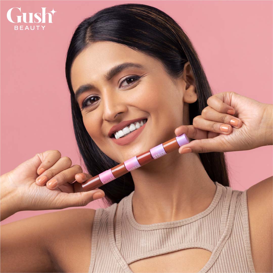 Vanity Wagon | Buy Gush Beauty Retro Glam Lip Kit, In The Nude & Think Pink